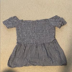 Off the shoulder shirt